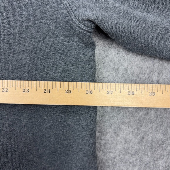 Harley Davidson Hoodie Mens XL Gray Embroidered Motorcycle Biker Full Zip Y2K - Picture 9 of 13